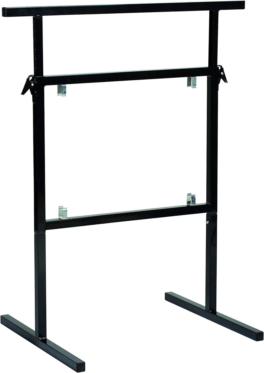 NORDLINGER PRO Lot de 2 Tréteaux de bricolage - Noir - Hauteur réglable 78 à 106 cm