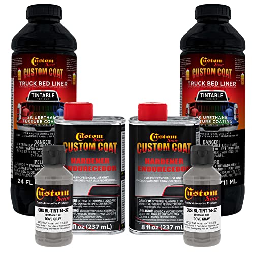 Image of Custom Coat Dove Gray 2 Quart Spray-On Urethane Truck Bed Liner Kit