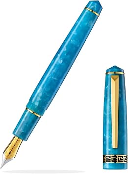 Laban Rosa Fountain Pen - Sky Blue - Fine Nib