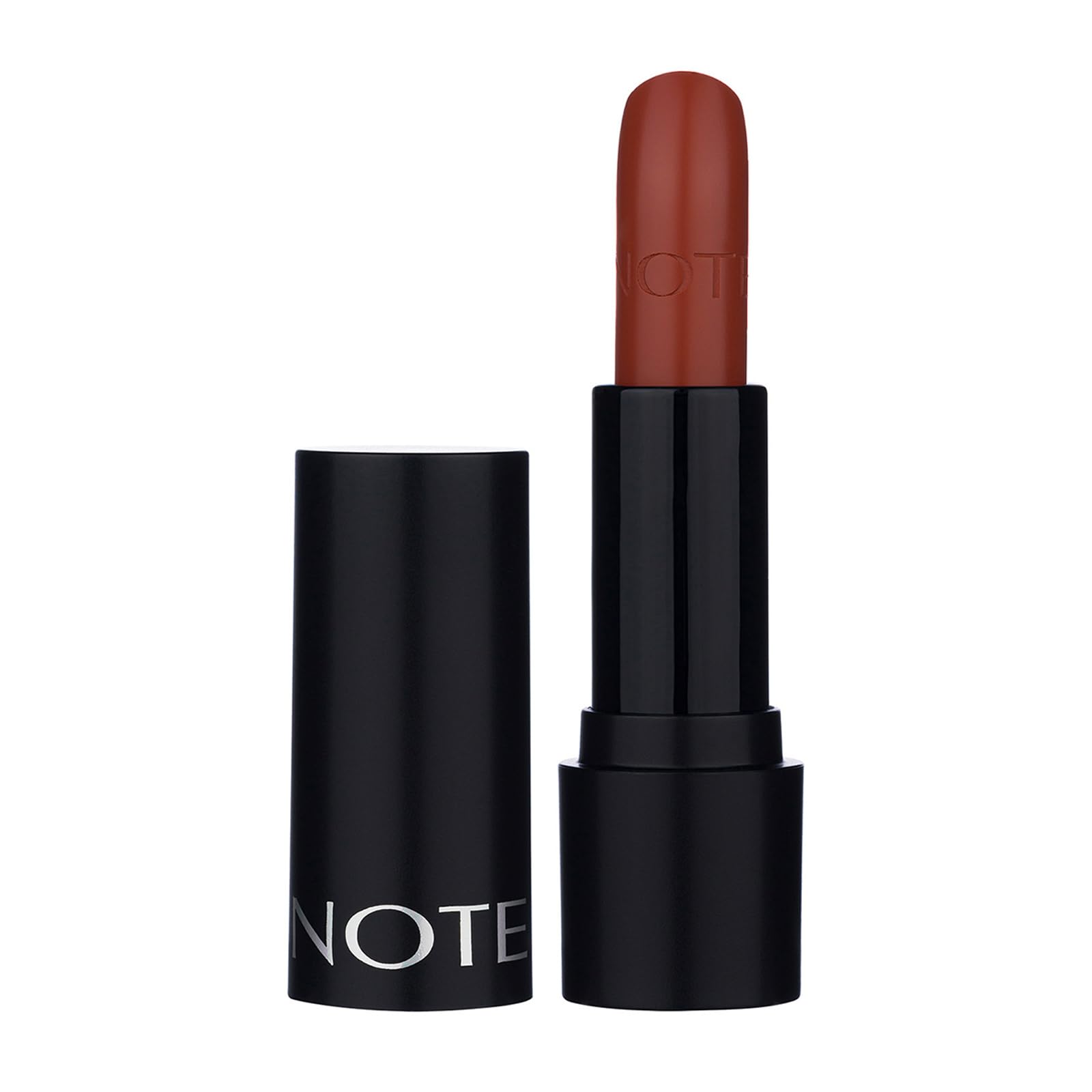 Note Cosmetics Deep Impact Lipstick 06 Cinnamon Kremsi Dokulu Yarı Parlak Ruj, Kahverengi