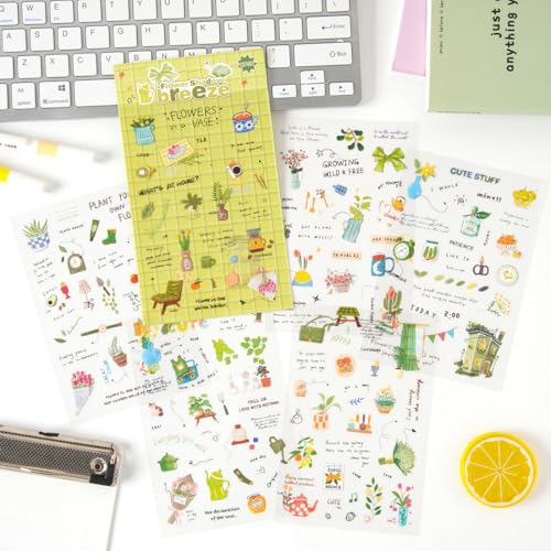 Lemsoda 手帳シール 可愛い おしゃれ 日常小物 24枚セット DIY 手作り ステッカー ノートシール 日記 カレンダー 装飾用ステッカーの商品画像（Amazon）