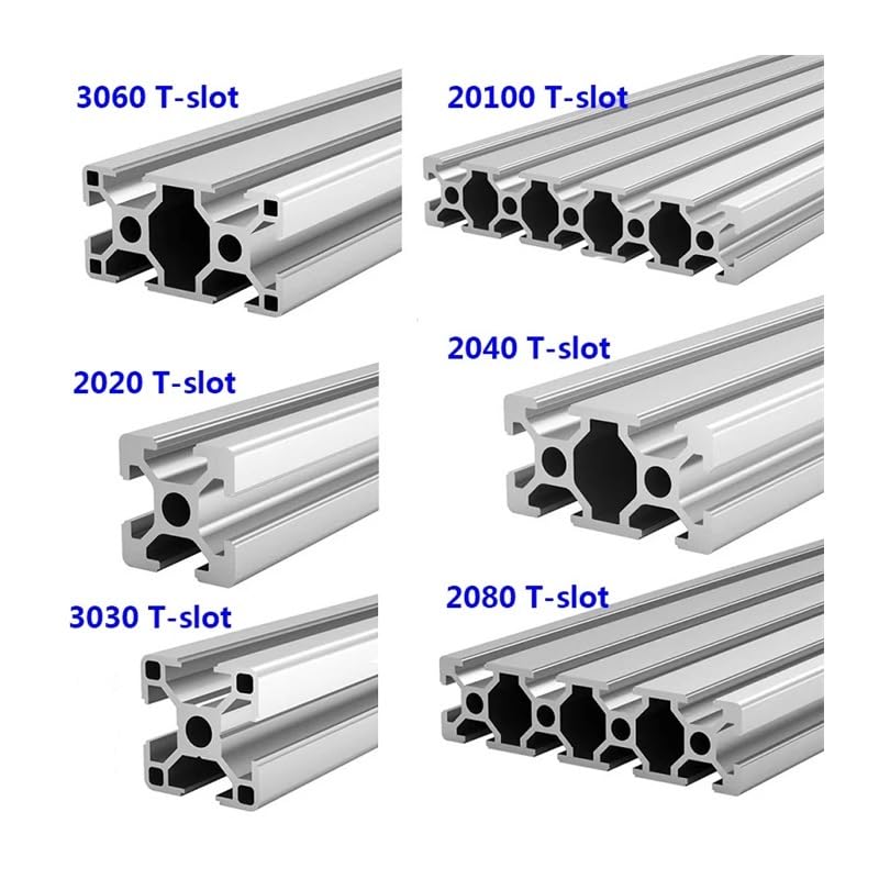 Profil aluminiowy z rowkiem T 6063-T5