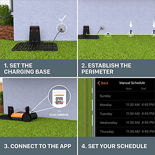 Worx WR155 Landroid L 20V 5.0Ah Robotic Lawn Mower 1/2 Acre / 21,780 Sq Ft. Power Share thumb #8