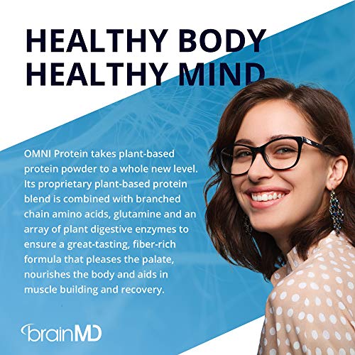 BRAINMD Dr Amen Omni Protein Chocolate 2 38 Lbs Plant Based Protein 