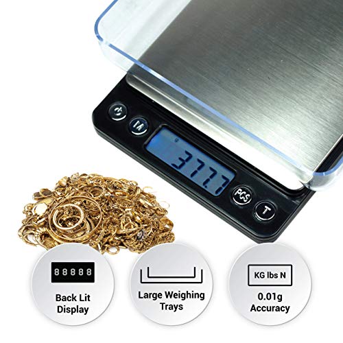 Báscula Digital de Bolsillo Horizon ACCT-500 Precisión 500g miniatura 3