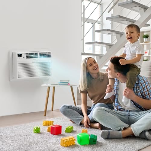Image of ROVSUN Smart 10000 BTU Through the Wall Air Conditioner with Remote & App Control, Energy Saving Wall AC Unit with Timer for Bedroom, Living Room, Apartment, Dorm up to 450 Square Feet, 115V /60Hz