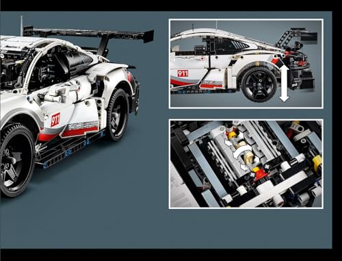 Image of LEGO Technic Porsche 911 RSR 42096(1580 Pieces)