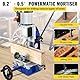VEVOR Tischstemmmaschine, 1/2 PS, 1400 U/min, Tischbohrmaschine mit beweglicher Werkbank, Hohlstemmmaschine, zum Bohren von runden, quadratischen oder speziellen quadratischen Löchern in Holz