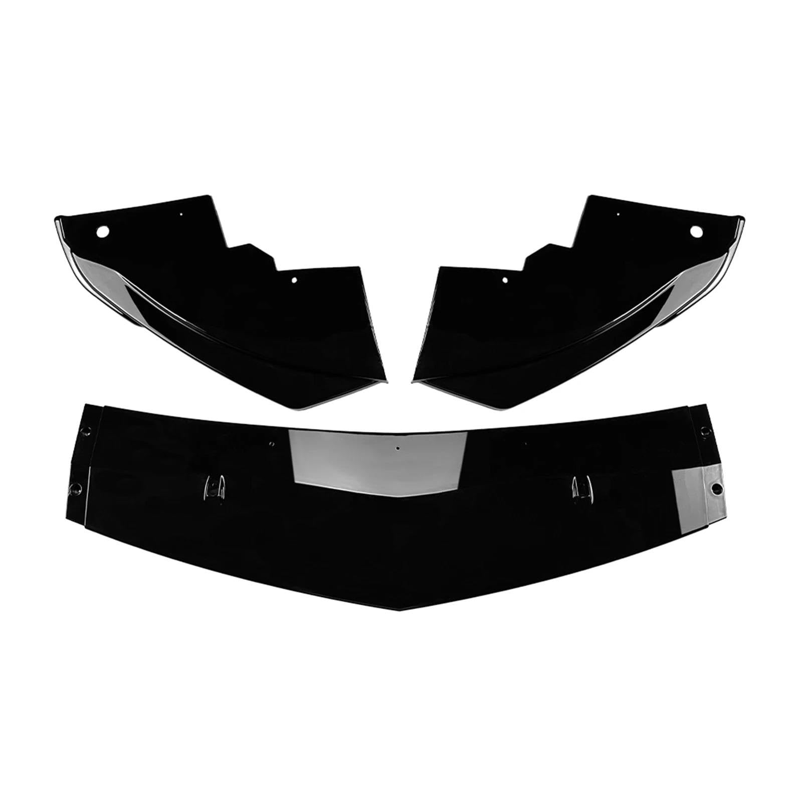 Spoiler paraurti anteriore per Alfa per Romeo per Giulia 952 2015-2024, lama di protezione inferiore per carrozzeria Kit spoiler anteriore(Nero lucido)