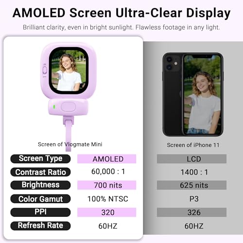 Écran de moniteur de téléphone pour selfie Vlogmate - 7