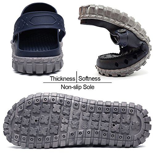 beister Mens Garden Clogs Mules, Anti-Slip Water Shoes Breathable Sandals Slippers Outdoor, Beach, Shower - Thumbnail 5