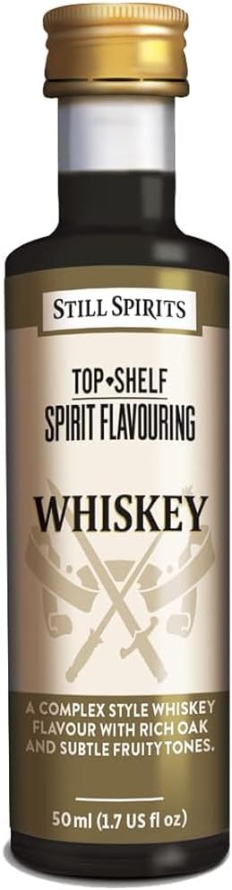 Still Spirits Top Shelf WHISKEY ESSENCE 50ml Flavoring Makes 1.125L(FORMERLY SCOTCH WHISKEY)