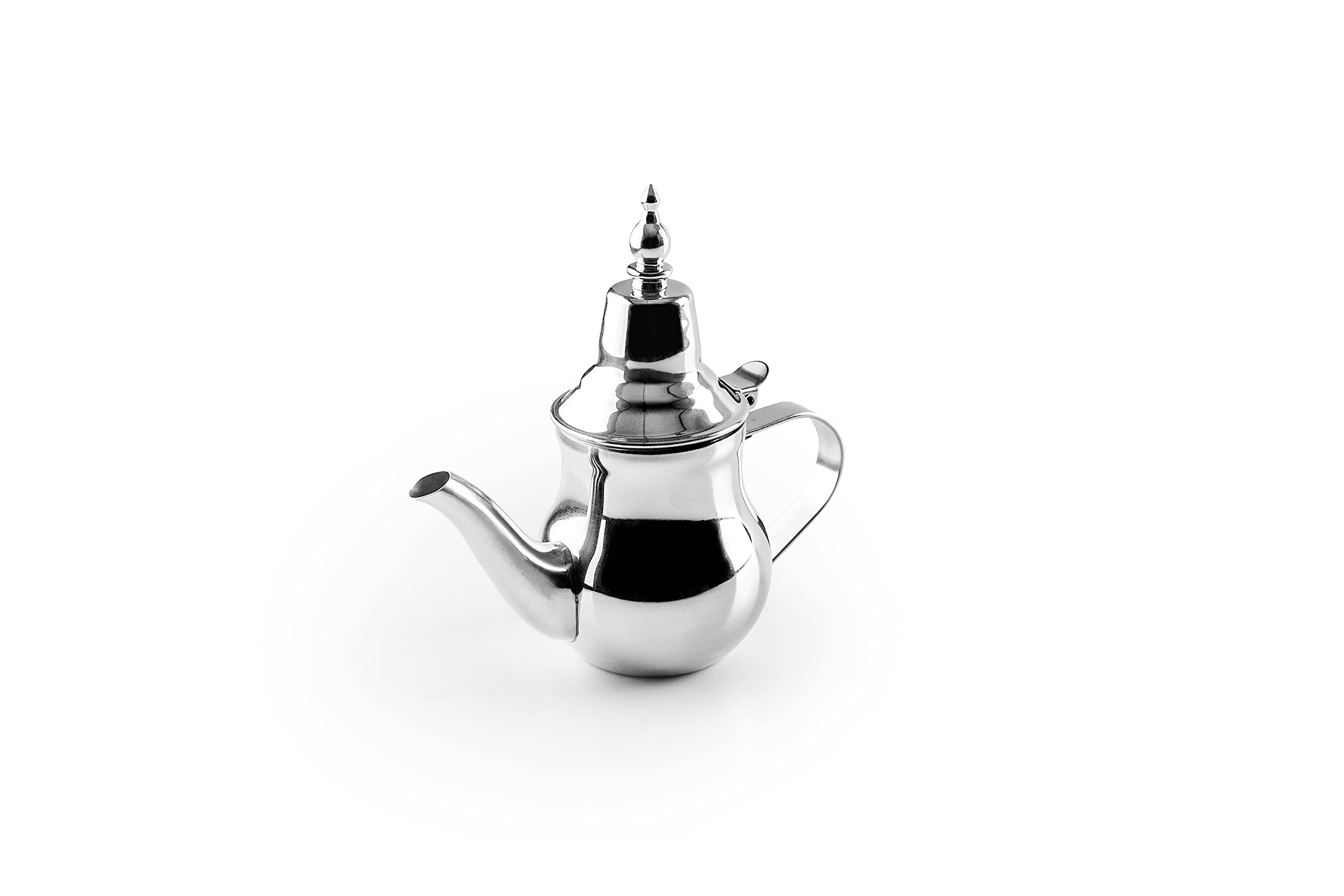 Ibili Metallic Agadir Arabian Teapot, 0.45 Litres, Stainless Steel
