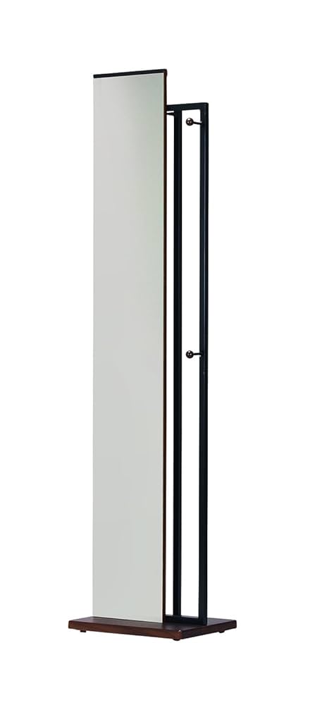 弘益 koeki ハンガー付スタンドミラー 姿見 ブラウン HM400(BR) Amazon|弘益 koeki ハンガー付ミラー ブラウン HM400(BR