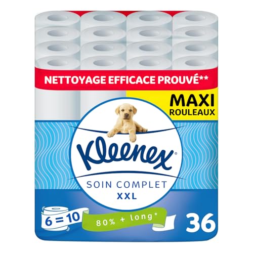 Kleenex - Papel higiénico de cuidado completo, XXL P6 (x6)