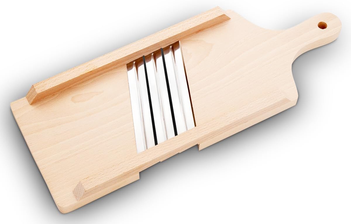 Kerazo K&K Keramik Herb Grater Vegetable Slicer with Handle (3-Blade)