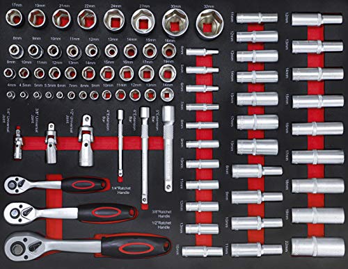 BGS DIY 6058 | Werkstattwagen | 7 Schubladen | 1 Seitentür | mit 250 Werkzeugen – Bild 3