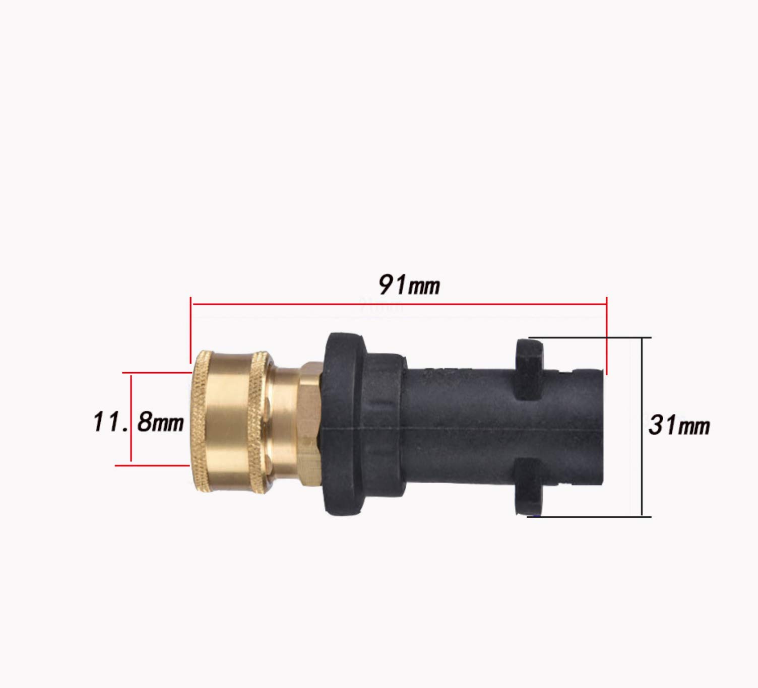 Adapter Für Kärcher Hochdruckreiniger - Wandelt K-Serie (K2-K7) Auf 1/4" BSP Gewinde Um
