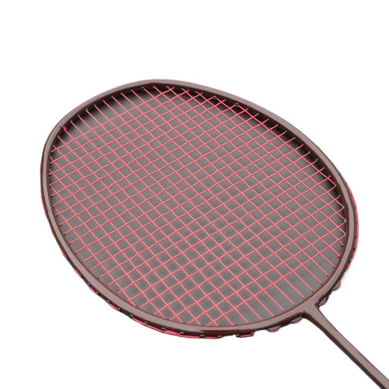 Badminton Set Racchette da Badminton Professionali 4U 82G in Carbonio Intrecciato con Corde G5 22-32 libbre for Adulti