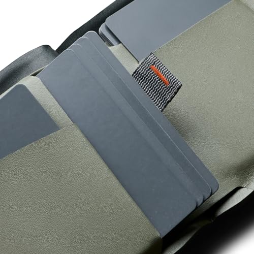 Image of Bellroy Apex Note Sleeve - (Molded leather billfold wallet, RFID protected) - Everglade