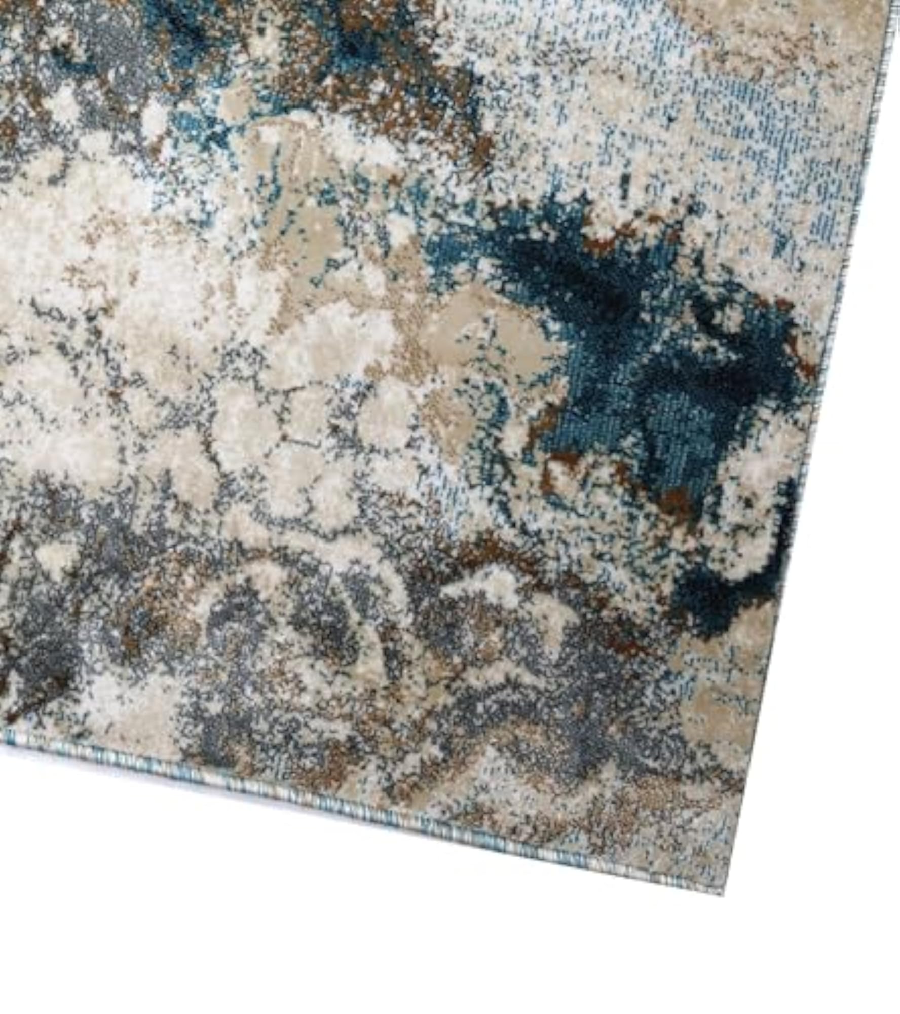 Abstract Modern Classical Silk Carpet, Super Soft High-Density Rug