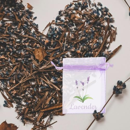 Zerodeko 20 Bolsitas de Lavanda con Cordón miniatura 4