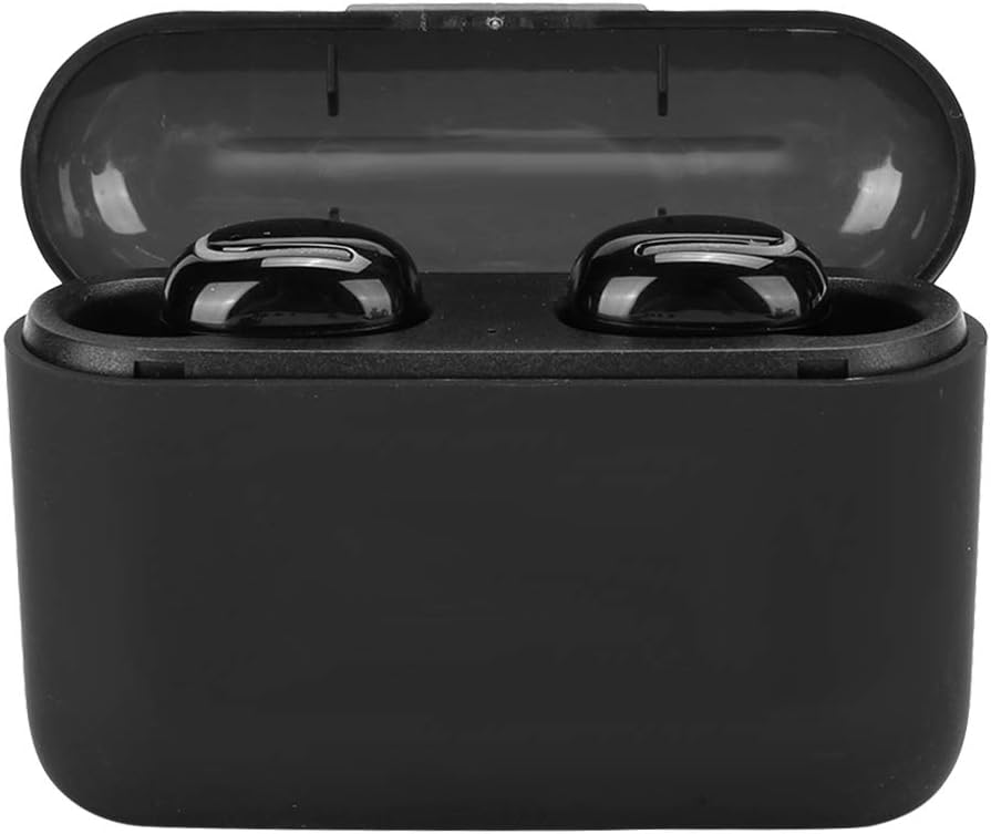 Pelnotac 5.0 Bluetooth Wireless Headphones, Sports in‑Ear Headphone One Key Control Operation, for Sports, Fitness, Fitness, Travel(Black)