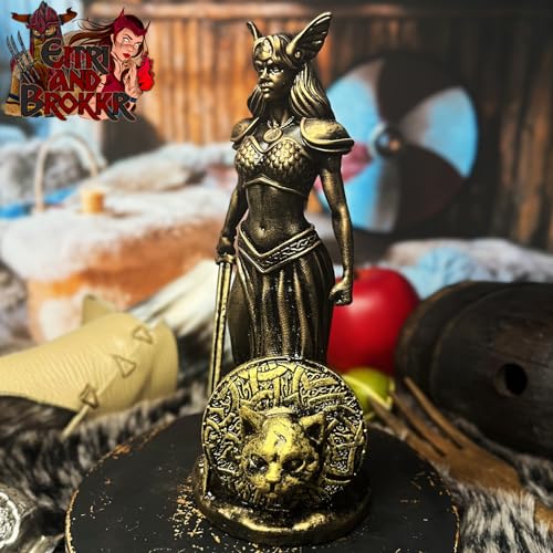 Figurine de Freya idée cadeau originale pour passionné d'histoire viking