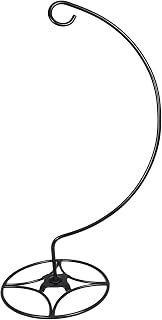 Ashman 46-Inch Shepherd Hook Stand - Heavy-Duty Steel Hanger for Bird Feeders, Flower Baskets, Lanterns | Indoor Outdoor Patio Decor
