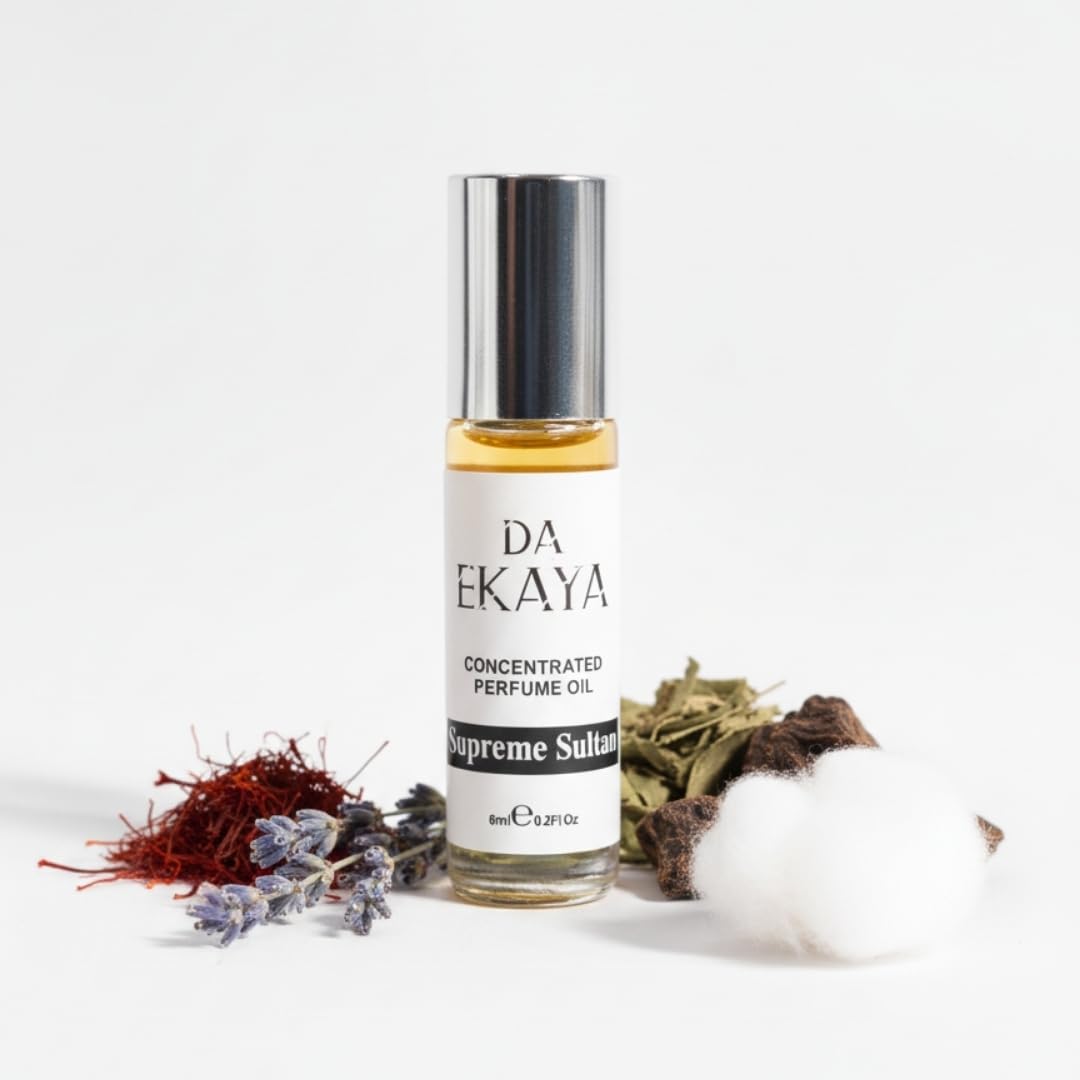 Supreme Sultan for Men | Alcohol-Free | Long-Lasting Non-Alcoholic Roll-on Attar | Premium Attar | Saffron, Lavender, Patchouli, Oud & Musk | 6ml-image-49