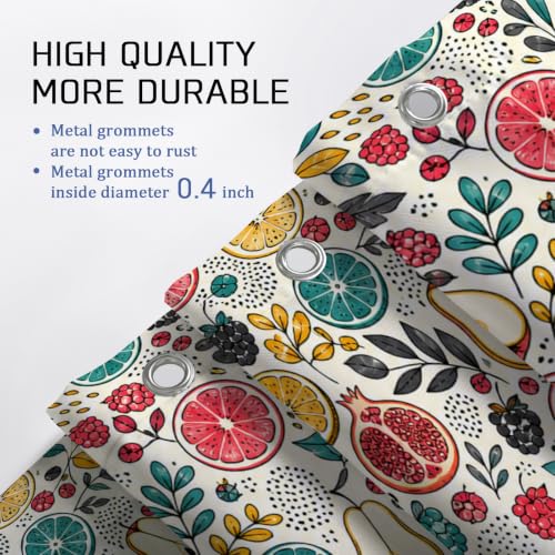 Rideau de douche extra long lavable en machine avec crochets inclus - 8