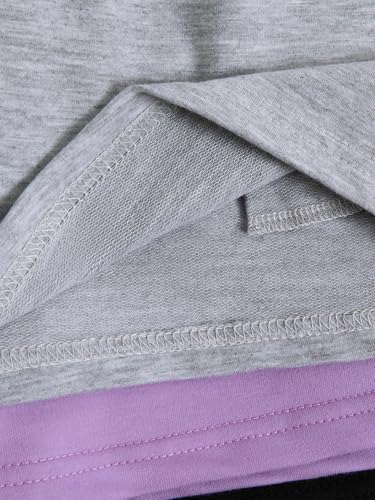 Image of SOLY HUX Girls 3 Packs Sweat Shorts Elastic Waist Casual Summer SweatShorts Teen Apparel