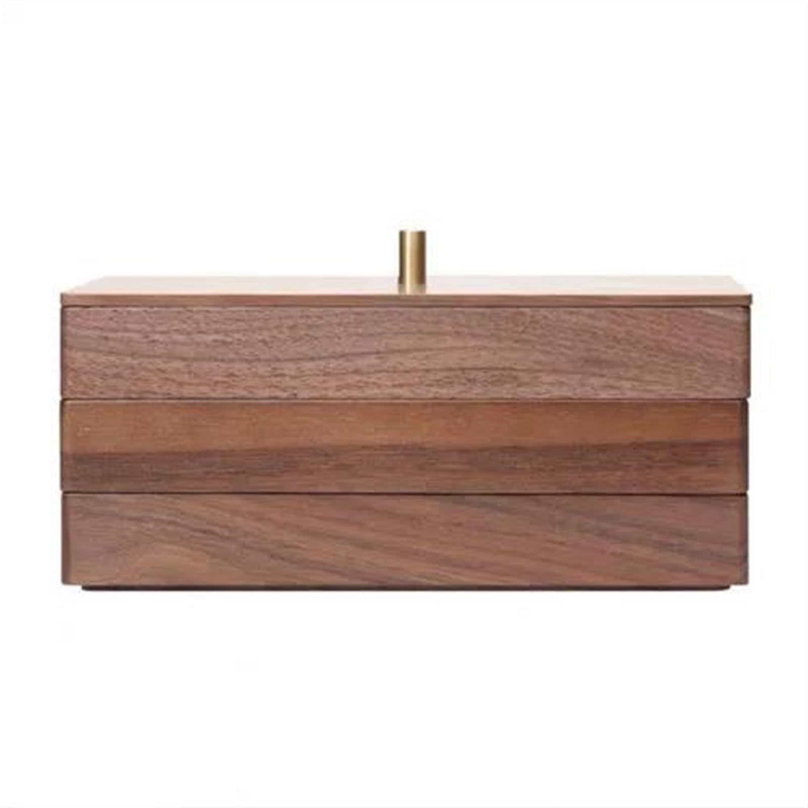 Caja para anillos Cuentas de madera maciza Pulseras Caja de almacenamiento Pendientes Anillo Collar Organizador de joyas Reloj de diseñador Estuche de tocador multicapa Cajas para anillos para joyería