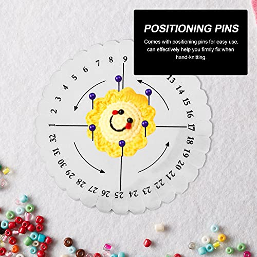 EXCEART Weaving DIY Craft Kumihimo Disks Set kumihimo disc kumihimo Disk Beading Loom Round Beading Cord Weaving Disk Plate - Image 4