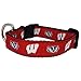 Game Day Dogs Wisconsin Badgers Dog Collar Medium