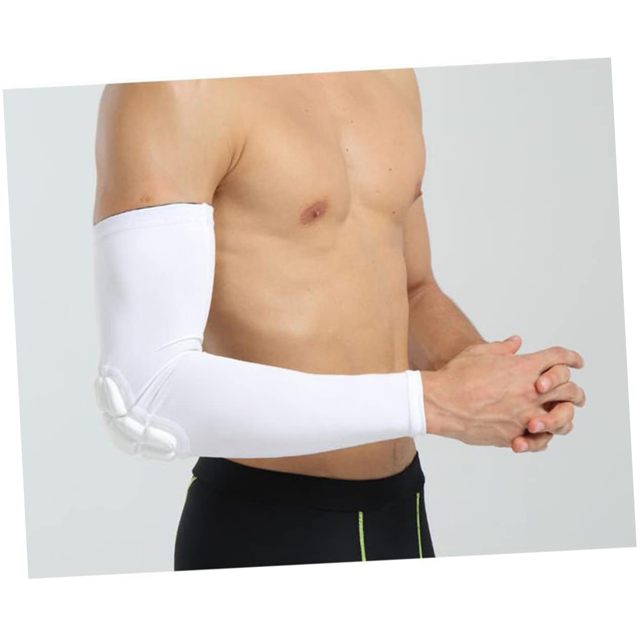 NAMOARLY Long Elbow Protector Arm Sleeve Anti-collision Arm Guard Sports Elbow Protectors for Elderly Riding
