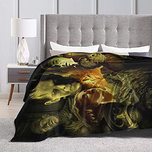Mioolkt Frankenstein Blanket Throw Blankets Ultra Soft Flannel Lightweight Throws For Couch, Bed thumb #3