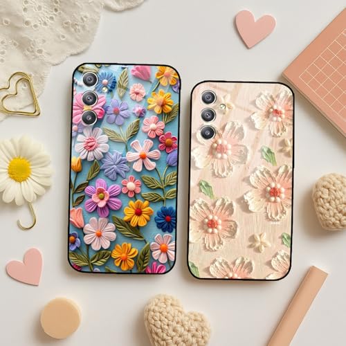 Image of COLORflow Back Cover Compatible with Samsung A34 5G | Whisper of Petals Customized | Shockproof TPU Bumper with Camera Protection Back Cover Compatible with Samsung Galaxy A34 5G