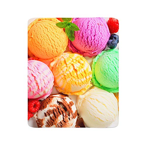 Arnovic Ice Cream Flannel Throw Soft Blanket For Couch Sofa Home Decor Blankets For Couch, Bed, Sofa Luxurious Warm And Cozy For All Seasons 50X40 Inch For Child #TOP1
