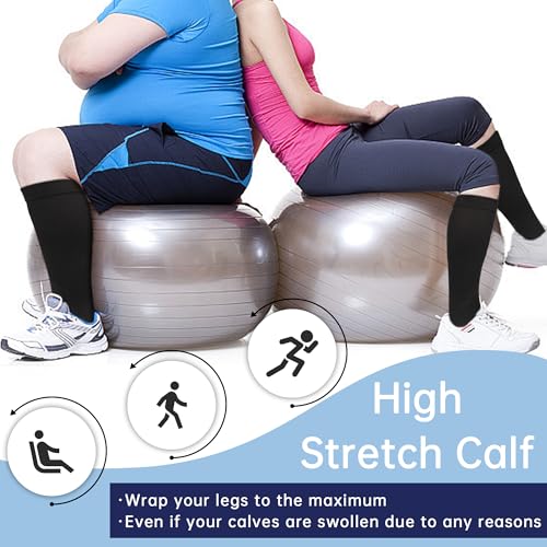 HYCLES Compression Sock for Women Men 4 Pairs for Athletic Sports Pregnacy Travel3