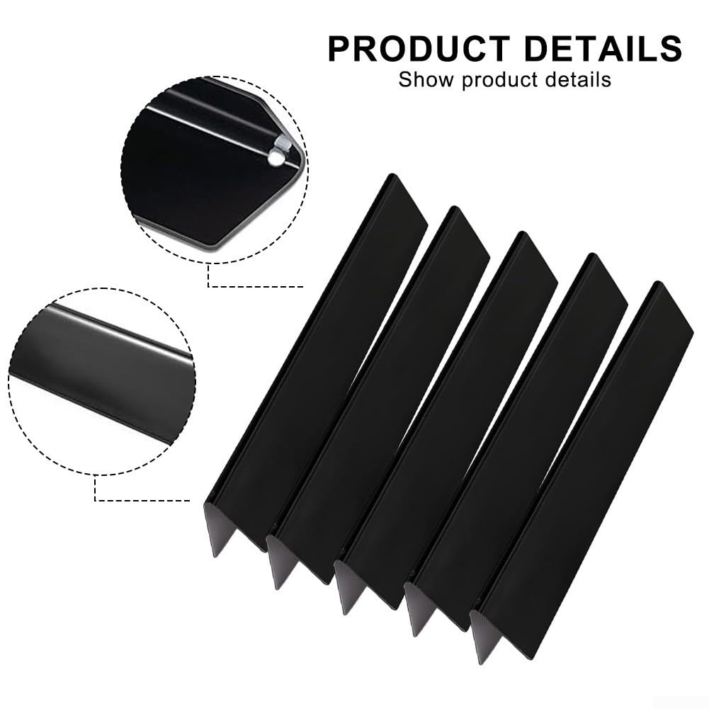 Paquete de 5 barras para Weber para Genesis para ES310 ES320 ES330 diseñadas para una fácil instalación, piezas de repuesto de placas de calor de acero