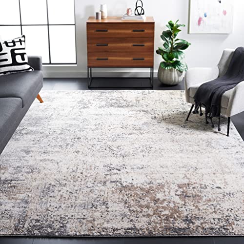 Safavieh Aston Modern Area Rug 9x12 Ivory & Grey