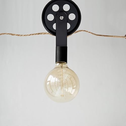 Miniatura 4 de Uonlytech 4 unids accesorios de iluminación al aire libre enchufe al aire libre lavandería línea steampunk accesorios industrial colgante luz de