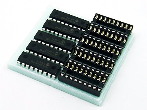 Just-Honest - Pièces/pcs. 5 x MCP23008-E/SP 8 I/O Expander avec/with DIP 18 I2C compatible Arduino #A339