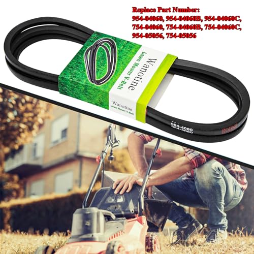 Wanotine 954-04060C Deck Belt - Close up with hand