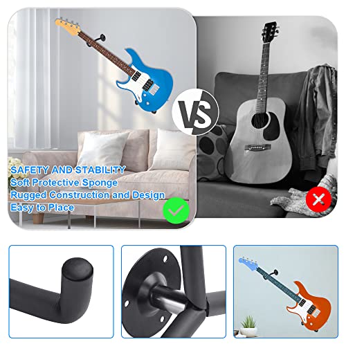 GOLRISEN Support mural pour guitare - Les Beatles, Paul McCartney, John Lennon, RIngo Starr, George Harrison GOLRISEN Support mural pour guitare – Image 4