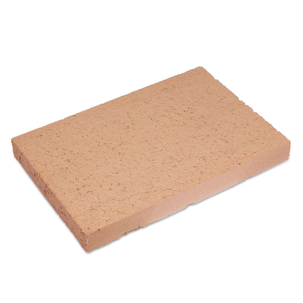 Schamottplatte 300 x 200 x 30 mm - rötliche Farbe - Lebensmittelecht - Schamottsteine - Schamotteplatte - Schamott - Feuerraum Auskleidung - Pizzastein - Backstein - Brotbackstein