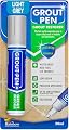 Grout Pen Light Grey Tile Paint Marker: Waterproof Grout Paint, Tile Grout Colorant and Sealer Pen - Light Grey, Wide 15mm Tip (20mL)