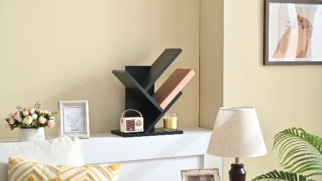 SHEEPAM 10 Tier Tree Book Shelf, Floor Standing Wood Bookshelf For Narrow Space Storage Organizer Bookshelves For Books Cds Magazine Bookcase With Shelves For Home Office Living Room White&pid=ndyzogy3nw