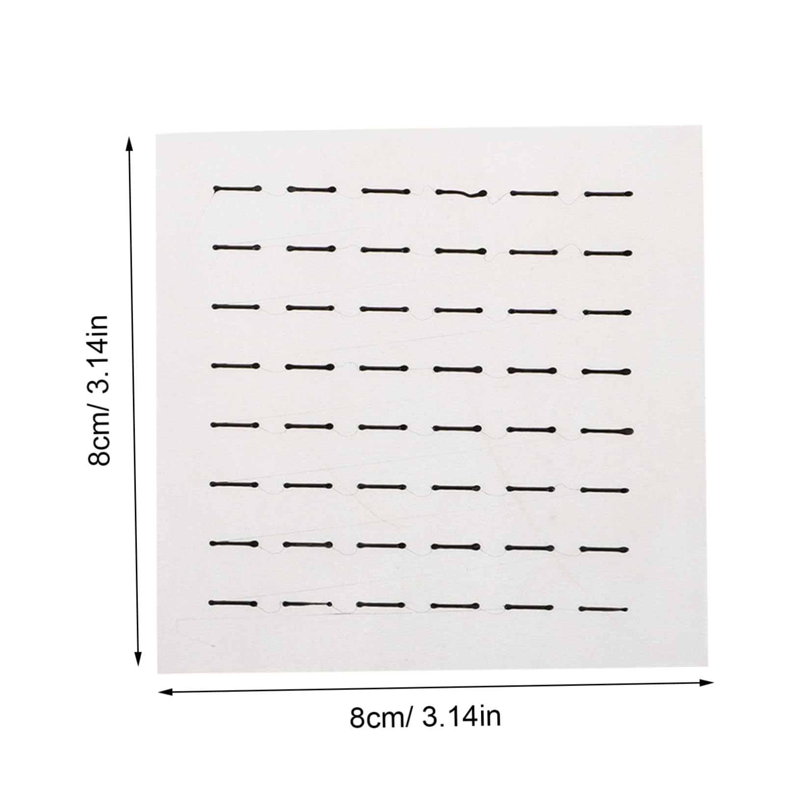 Mikinona 1 Box Sweatproof Self-Adhesive Eyelash Strips 6mm Reusable Lash Glue Strip for Eyelash Extensions Natural Look Eyelash Adhesive Strips Lash Extension Accessories